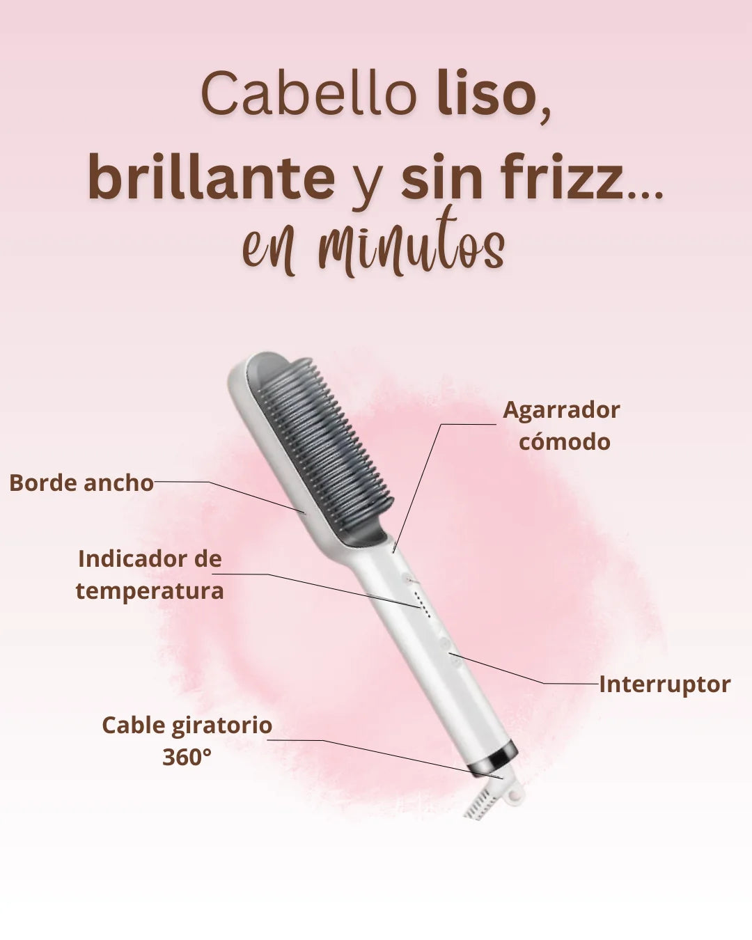 Cepillo alisador electrico