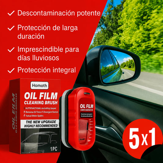 Cepillo original Antiempañante y Limpiavidrios 5x1  PRO