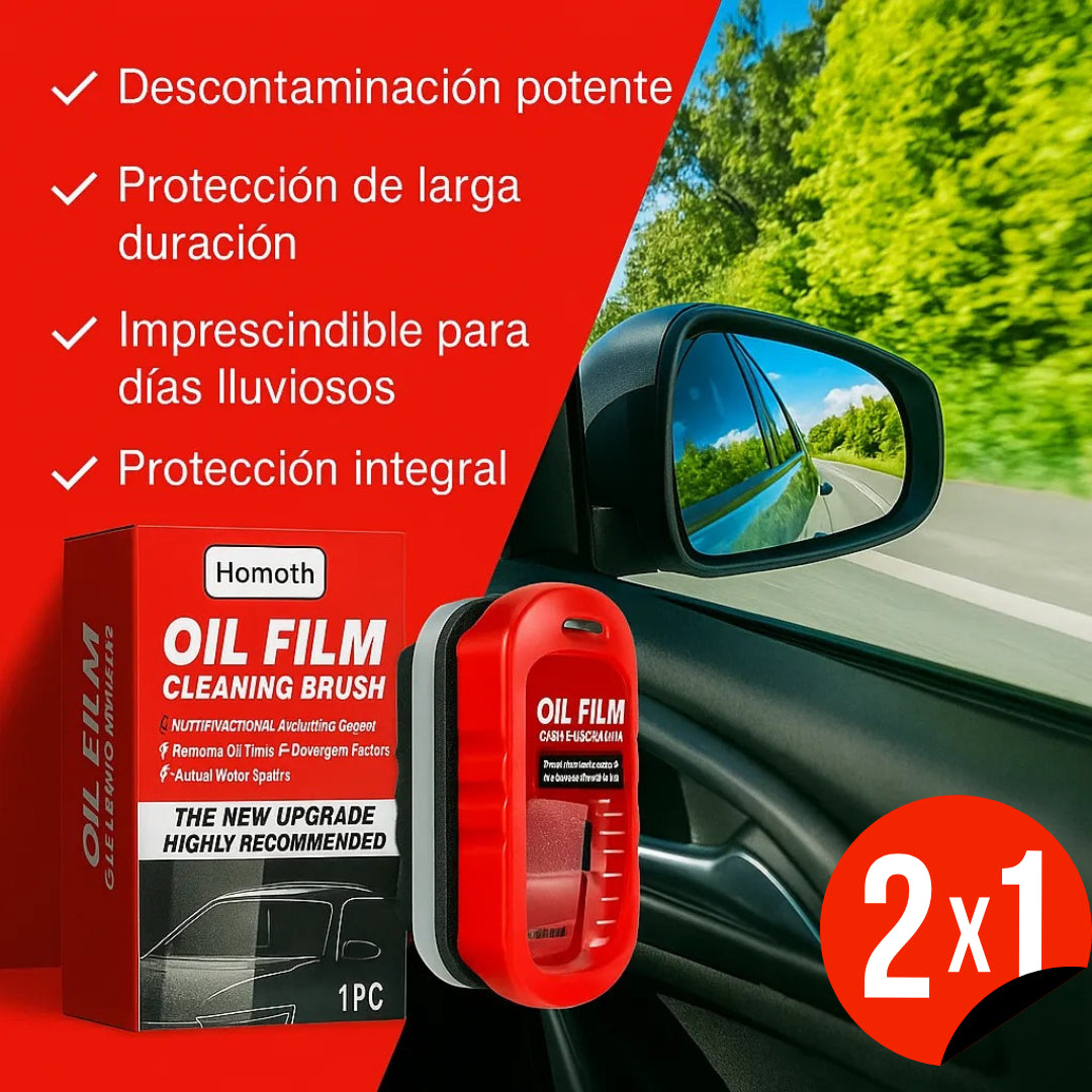 Cepillo original Antiempañante y Limpiavidrios 2x1  PRO