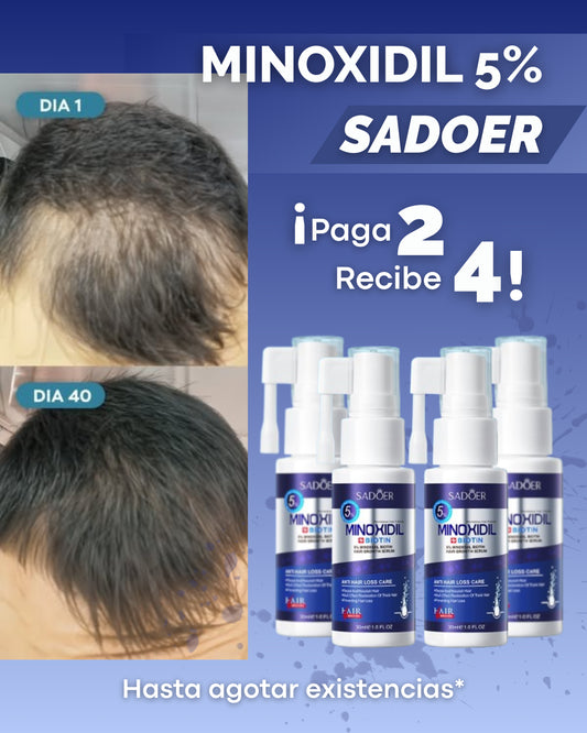 Minoxidil SADOER ¡PROMOCIÓN 4X2!