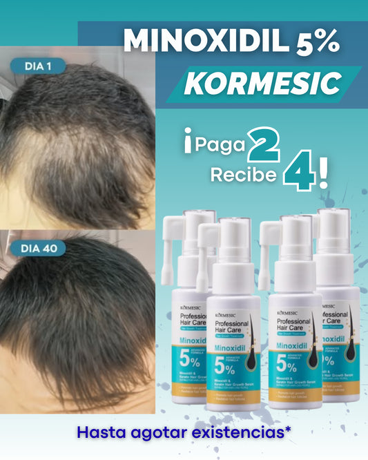 Minoxidil KORMESIC ¡PROMOCIÓN 4X2!